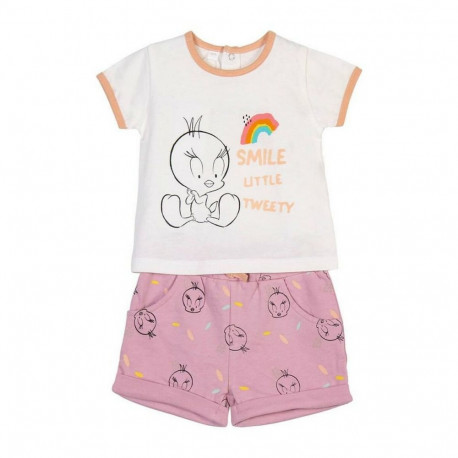 Riiete komplekt Looney Tunes Roosa - 3 kuud