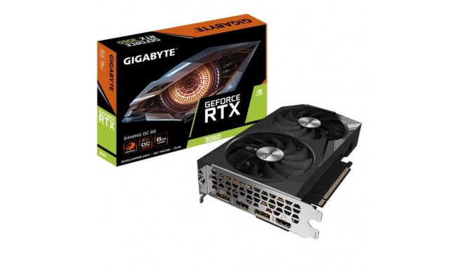 GIGABYTE GAMING GeForce RTX 3060 OC 8G (rev. 2.0) NVIDIA 8 GB GDDR6