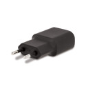 Forever USB-laadija TC-01 1xUSB 2A, must + microUSB kaabel