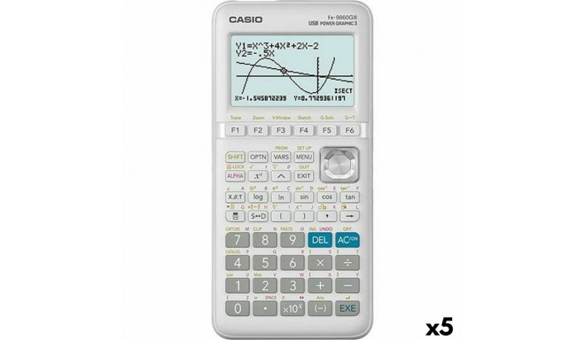 Grafiskais kalkulators Casio FX-9860G II Balts (5 gb.)