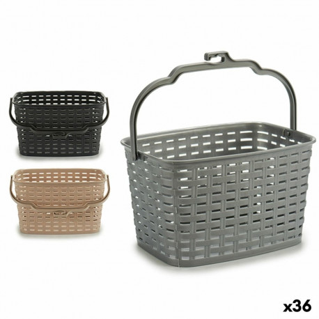 Pesupulgakorvid Kipit 8990 Plastmass 3 L 23,5 x 12,8 x 19 cm (36 Ühikut)