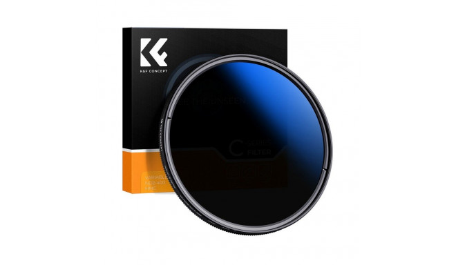 K&F Concept Classic Slim Fader Gray Filter NDX ND2 - ND400 - 77 mm
