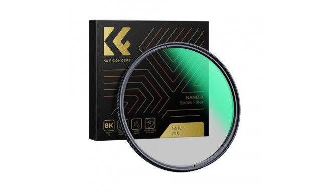 K&F Concept Nano-X CPL circular polarizing filter - 77 mm