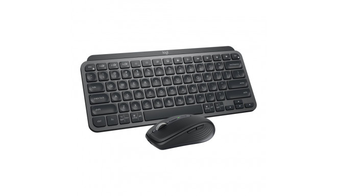 LOGITECH MX Keys Mini Combo for Business Keyboard and mouse set backlit wireless Bluetooth LE QWERTY