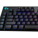 LOGITECH G915 LIGHTSPEED Wireless RGB Mechanical Gaming Keyboard – GL Linear - CARBON - US INTNL - I