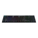 LOGITECH G915 LIGHTSPEED Wireless RGB Mechanical Gaming Keyboard – GL Linear - CARBON - US INTNL - I