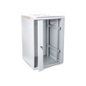 DIGITUS DN-W19 15U/600 DIGITUS Wallmount cabinet 15U, 600x600mm, grey RAL 7035