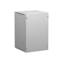 NETRACK 019-180-66-021 Netrack wall/hanging cabinet 19,18U/600 mm,glass door,grey,remov. side pan.