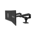 ERGOTRON LX Dual Side-by-Side Arm polished aluminium