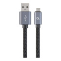 GEMBIRD CCB-mUSB2B-AMBM-6 Gembird cotton braided micro USB cable 2.0 AM-MBM5P 1.8M, metal connectors