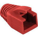 LOGILINK MP0035R LOGILINK - Strain Relief Boot 8.0 mm for Cat.6 RJ45 plugs, red