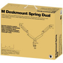 MULTIBRACKETS Deskmount Spring Dual Black