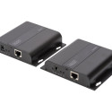 DIGITUS 4K HDMI Extender over IP Receiver Unit over network cable CAT 5/5e/6/7 4K2K/30Hz black