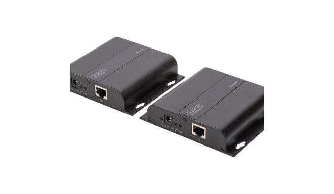 DIGITUS 4K HDMI pikendaja IP kaudu vastuvõtja võrgukaabli kaudu CAT 5/5e/6/7 4K2K/30Hz must