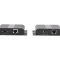 DIGITUS 4K HDMI Extender over IP Receiver Unit over network cable CAT 5/5e/6/7 4K2K/30Hz black