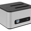 QOLTEC 50316 2x HDD/SSD docking station 2.5/3.5inch SATA USB 3.0 Cloning