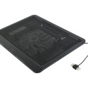 GEMBIRD NBS-1F15-04 Notebook cooling stand 15inch with one LED fan black