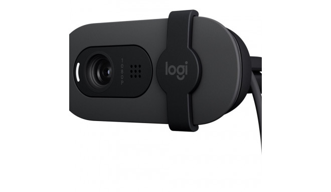 LOGITECH BRIO 105 Webcam colour 2 MP 1920 x 1080 720p 1080p audio wired USB