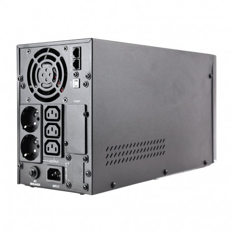 GEMBIRD EG-UPS-PS2000-02 UPS Energenie by 2000VA Pure sine 3x Schuko 3x IEC 230V OUT USB-BF LCD Disp