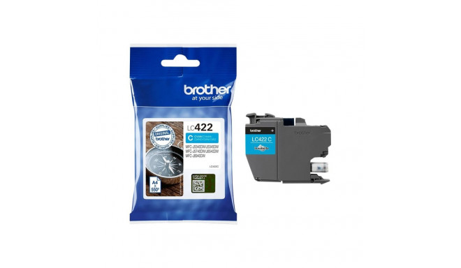 BROTHER LC422C Tindikassett BH19M/B MFC-J5340DW MFC-J5740DW MFC-J6540DW MFC-J6940DW 550 lehekülge