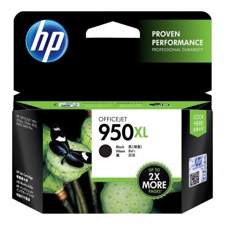 HP 950XL must tindikassett OJ Pro 8600 8600plus 8100