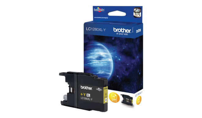 BROTHER LC1280XLY kollane tindikassett 1200 lehte MFCJ6510DW MFCJ6710DW MFCJ6910DW MFCJ5910DW jaoks