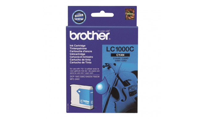 BROTHER LC1000C ink cyan 400pages for DCP-130C 330C 350C 357C 540CN 560CN 750CW 770CW MFC-240C 440CN
