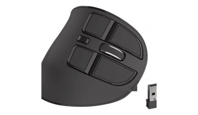 NATEC mouse Euphonie vertical wireless 2400DPI black bluetooth