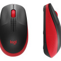 Logitech wireless mouse M190, red EMEA