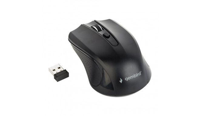 GEMBIRD MUSW-4B-04 Wireless optical mouse 1600DPI nano USB black