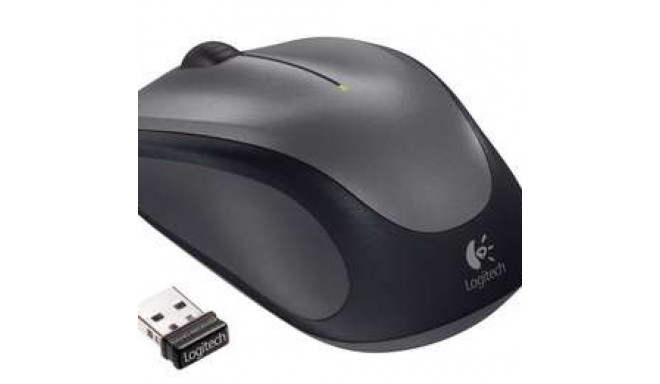 LOGITECH M235 Mouse right-handed optical wireless 2.4 GHz USB wireless receiver grey