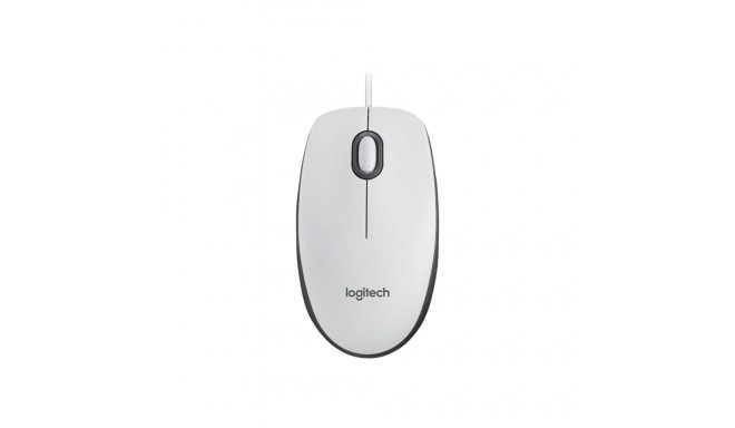 LOGITECH M100 Mouse full size right and left-handed optical 3 buttons wired USB