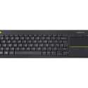 LOGITECH Wireless Touch Keyboard k400 Plus - INT BLACK