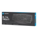 Natec klaviatuur Trout Slim US, must (NKL-0967)