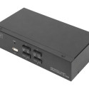 DIGITUS KVM Switch 2x1 HDMI 4-Port Single Display 4K/30Hz FreeSync