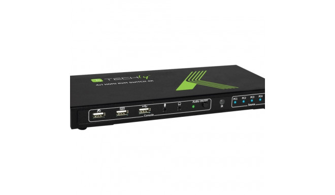 TECHLY 028702 Techly 4-port HDMI/USB KVM switch 4x1 with audio