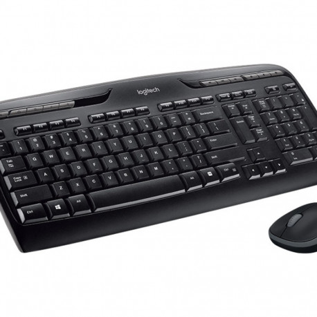 LOGITECH juhtmevaba komplekt MK330 klaviatuur ja hiir juhtmevaba 2.4 GHz QWERTY Nordic must (PAN)