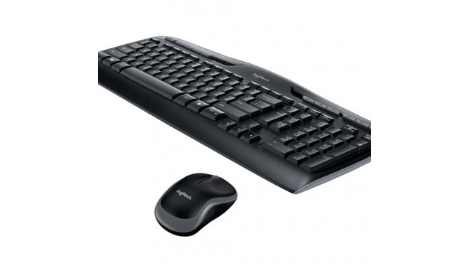 LOGITECH Wireless Combo MK330 Keyboard and mouse set wireless 2.4 GHz International black (US)