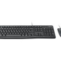 Logitech klaviatuur + hiir Desktop MK120 SWE