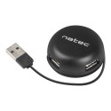 NATEC NHU-1330 Natec Hub USB 2.0 BUMBLEBEE 4-ports, Black