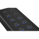 ICYBOX IB-HUB1703-QC3 IcyBox 7x Port USB 3.0 HUB and 3 charge ports