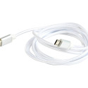 GEMBIRD CCB-mUSB2B-AMBM-6-S Gembird cotton braided micro USB cable 2.0 AM-MBM5P 1.8M, metal connecto