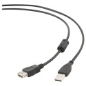 GEMBIRD CCF-USB2-AMAF-15 Gembird USB 2.0 A- B 4,5m cable with ferrite core