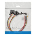 LANBERG CA-HDSA-11CU-0030 Lanberg power cable MOLEX(M)->SATA(F) x2 30cm