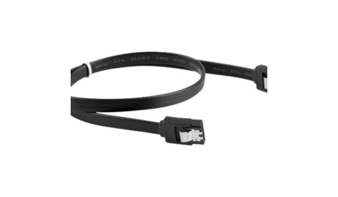 LANBERG CA-SASA-14CU-0030-BK Lanberg cable SATA DATA II (6GB/S) F/F 30cm METAL CLIPS Black