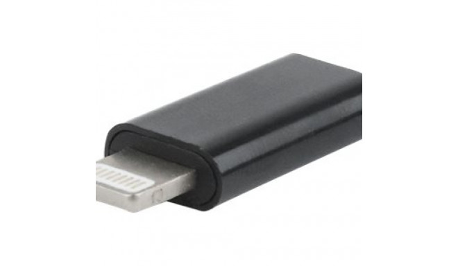 GEMBIRD A-USB-CF8PM-01 USB Type-C adapter CF/8 pin M black