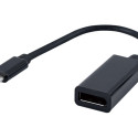 GEMBIRD A-CM-DPF-01 Gembird USB-C to DisplayPort adapter, black