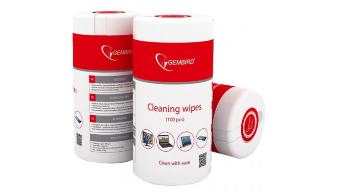 GEMBIRD CK-WW100-01 Wipes for cleaning TFT/LCD/ screens 100PCS