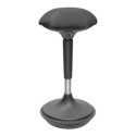 DIGITUS Standing Stool height-adjustable black