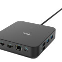 I-TEC USB-C HDMI Dual DP Docking Station with Power Delivery 100 W + i-tec Universal Charger 112 W